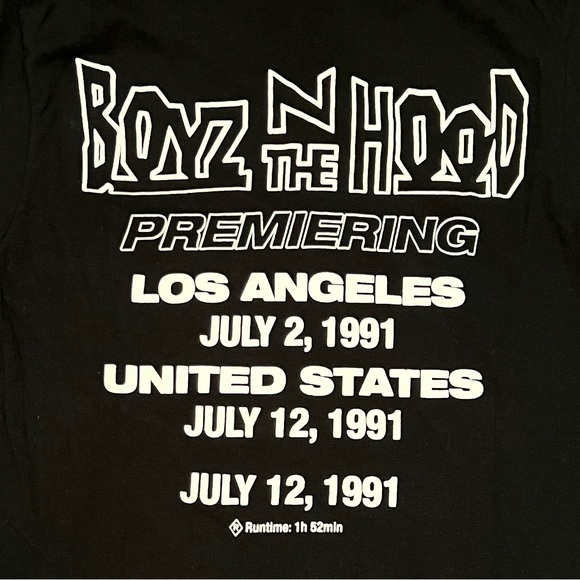 Boyz N The Hood IceCube World Premiere 1991 Movie Promo Tee - Picture 5 of 5
